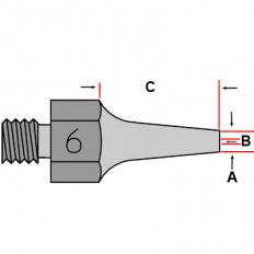 DS 116 ΜΥΤΗ 1.2mm WELLER ΑΠΟΡΡΟΦΗΤΙΚΟΥ DS 80