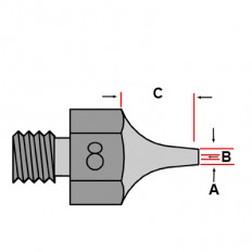 DS 118 ΜΥΤΗ 0.7mm WELLER ΑΠΟΡΡΟΦΗΤΙΚΟΥ DS 80