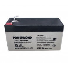 12-1.2 ΜΠΑΤAPΙΑ ΜΟΛΥΒΔΟΥ 12V 1.2Ah POWERMOND