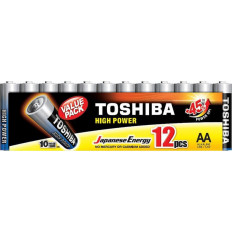 LR06 AA ΣΕΤ ΜΠΑΤAPΙΕΣ ΑΛΚΑΛΙΚΕΣ 12ΤΕΜ TOSHIBA HIGH POWER