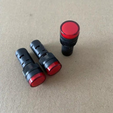 ΕΝΔΕΙΚΤΙΚΗ ΛΥΧΝΙΑ LED ΚΟΚΚΙΝΗ 220V AC/DC Φ16mm