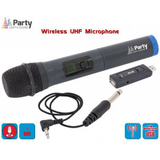 WM USB ΑΣΥΡΜΑΤO ΜΙΚΡΟΦΩΝO ΜΕ ΔΕΚΤΗ USB
