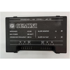 CROSSOVER 2 ΔΡΟΜΩΝ 4Ω 2X200W GEMINI F24/2 SC