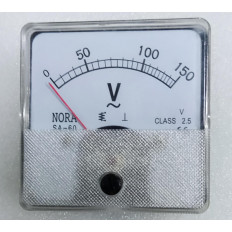 150V AC ΑΝΑΛΟΓΙΚΟ ΒΟΛΤΟΜΕΤΡΟ 60Χ60mm FC-60P