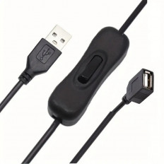 ΚΑΛΩΔΙΟ ΤΡΟΦΟΔΟΣΙΑΣ USB ΑΡΣΕΝΙΚΟ-ΘΗΛΥΚΟ ΜΕ ΔΙΑΚΟΠΤΗ
