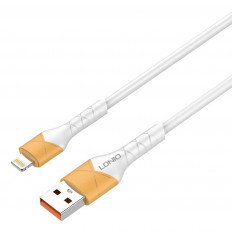 USB A - LIGHTNING ΚΑΛΩΔΙΟ 2m 30W ΛΕΥΚΟ LS802