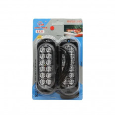 LED FLASH LIGHT 9-30V DC ΚΟΚΚΙΝΟ ΜΕ 12 LED
