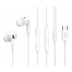 E300 HANDSFREE USB-C Φ10mm 1.2m ΛΕΥΚΑ