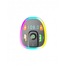 FM TRANSMITTER BLUETOOTH V5.0 RGB MAXLIFE MXFT-03