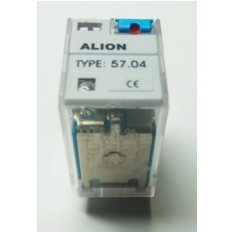 RELAY ΜΕΣΑΙΟ 24V DC 4 ΕΠΑΦΩΝ ΜΕ LED