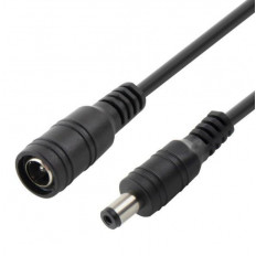 ΠΡΟΕΚΤΑΣΗ ΤΡΟΦΟΔΟΣΙΑΣ DC 5.5 X 2.1mm 1m