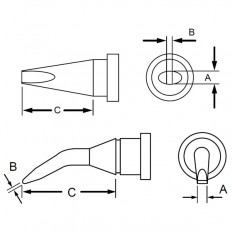 LT ALX ΜΥΤΗ 1.6mm ΚΟΛΛΗΤΗΡΙΟΥ WELLER WSP 80/WP 80