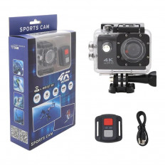 SPORTS CAM ACTION ΚΑΜΕΡΑ ΜΕ WI-FI & RF ΧΕΙΡΙΣΤΗΡΙΟ ΚΑΡΠΟΥ 4K 16MP