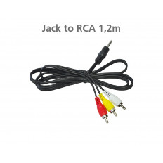 3.5mm 4 ΠΟΛΩΝ ΑΡΣΕΝΙΚΟ - 3RCA ΑΡΣΕΝΙΚΑ ΚΑΛΩΔΙΟ 1.2m