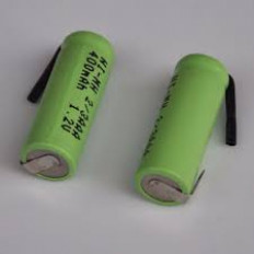 1.2V 400mAh 2/3ΑΑΑ ΜΠΑΤΑΡΙΑ NiMH ΕΠΑΝΑΦΟΡΤΙΖΟΜΕΝΗ ΜΕ ΛΑΜΑΚΙΑ BYD