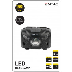 ΦΑΚΟΣ ΚΕΦΑΛΗΣ 5W ΜΕ ΑΙΣΘΗΤΗΡΑ ENTAC ΜΑΥΡΟΣ
