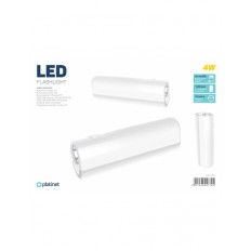PAF 7773 ΦΑΚΟΣ LED 4W ΕΠΑΝΑΦΟΡΤΙΖΟΜΕΝΟΣ PLATINET ΛΕΥΚΟ