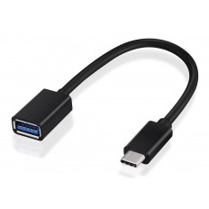 USB 3.0 A ΘΗΛΥΚΟ - USB TYPE-C ΑΡΣΕΝΙΚΟ ΚΑΛΩΔΙΟ OTG 0.2m
