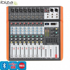 MX 802 ΚΟΝΣΟΛΑ 8 ΜΙΚΡΟΦΩΝΩΝ,PHANTOM,USB,REC,PLAY