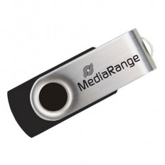 USB 2.0 ΜΝΗΜΗ 8GB ΜΑΥΡΟ/ΑΣΗΜΙ MEDIARANGE