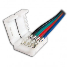 ΚΟΝΕΚΤΟΡΑΣ 4 ΕΠΑΦΩΝ ΓΙΑ ΤΑΙΝΙΕΣ LED 5050 RGB ΧΩΡΙΣ ΚΑΛΩΔΙΟ