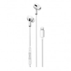 XO-EP24 HANDSFREE ΜΕ ΒΥΣΜΑ LIGHTNING BLUETOOTH ΛΕΥΚΑ