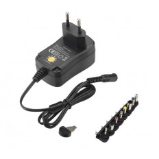 ΤΡΟΦΟΔOTIKΟ 3/4.5/5/6/7.5/9/12V 0,6A ΠΟΛΛΑΠΛΟ MW 3N06GS ΜΕ ΤΡΙΑ ΒΥΣΜΑΤΑ ΤΡΟΦΟΔΟΣΙΑΣ