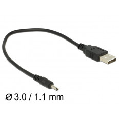 USB A - DC 3.0x1.1mm ΚΑΛΩΔΙΟ 0.27m