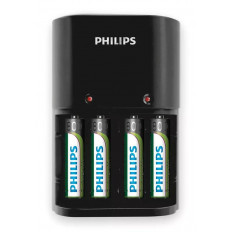 ΦΟΡΤΙΣΤΗΣ ΜΠΑΤΑΡΙΩΝ ΑΑ & ΑΑΑ + 4xAAA PHILIPS