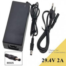 ΦΟΡΤΙΣΤΗΣ 29.4V 2A ΓΙΑ ΜΠΑΤΑΡΙΕΣ ΛΙΘΙΟΥ 25,2V