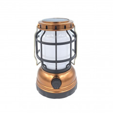 ΦΑΝΑΡΙ CAMPING LED ΜΕ ΜΠΑΤΑΡΙΑ 18650 KAI ΗΛΙΑΚΟ ΠΑΝΕΛ