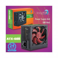 ΤΡΟΦΟΔΟΤΙΚΟ Η/Υ 600W LOOPHOLE ΚΟΚΚΙΝΟ Fan