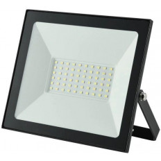 ΠΡΟΒΟΛΕΑΣ LED 50W 220V IP65 4000k SLIM ΜΑΥΡΟΣ