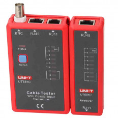 LAN TESTER ΑΝΙΧΝΕΥΤΗΣ ΚΑΛΩΔΙΩΝ ΓΙΑ RJ11/45 UT 681C