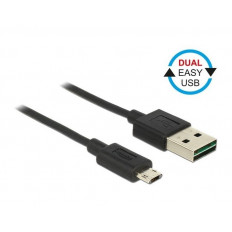 USB Α - MICRO USB Β ΚΑΛΩΔΙΟ 1m DUAL EASY