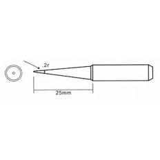 YH LB/tip ΜΥΤΗ 0.8mm KOΛΛΗΤΗΡΙΟΥ ΜΗΚΟΣ 25mm