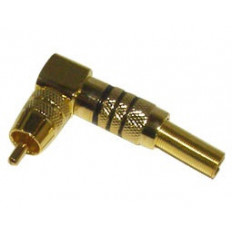 ΦΙΣ RCA ΑΡΣΕΝΙΝΟ ΓΩΝΙΑ 6mm ΕΠΙΧΡΥΣΟ