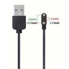 USB ΚΑΛΩΔΙΟ ΜΑΓΝΗΤΙΚΗΣ ΦΟΡΤΙΣΗΣ SMART WATCH 4P2P 3U