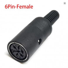 ΦΙΣ DIN ΘΗΛΥΚΟ ΠΛΑΣΤΙΚΟ 6pin ΚΑΛΩΔΙΟΥ