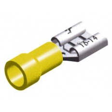 ΑΚΡΟΔΕΚΤΗΣ ΣΥΡΤΑΡΩΤΟΣ ΘΗΛΥΚΟΣ ΚΙΤΡΙΝΟΣ 6.4mm
