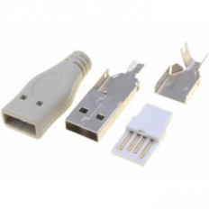 ΦΙΣ USB Α ΑΡΣΕΝΙΚΟ 4 PIN ΓΙΑ ΚΑΛΩΔΙΟ