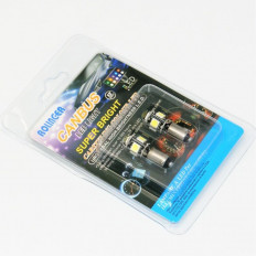 ΛΑΜΠΑ LED 12V ΜΙΚΡΗ ΜΠΑΓΙΟΝΕΤ ΜΕ 6 LED BA9S CANBUS