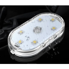 ΦΩΤΙΣΤΙΚΟ LED ΕΠΑΝΑΦΟΡΤΙΖΟΜΕΝΟ ΜΕ 6 LED ΣΕ ΨΥΧΡΟ ΛΕΥΚΟ ΚΑΙ ΔΙΑΚΟΠΤΗ ΑΦΗΣ