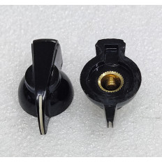 ΚΟΥΜΠΙ ΠΛΑΣΤΙΚΟ ΒΑΚΕΛΙΤΗ D6mm Φ19x13mm ΜΕ ΒΙΔΑ ΣΤΟ ΠΛΑΙ