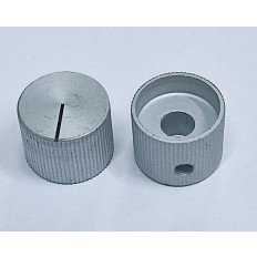 ΚΟΥΜΠΙ ΑΛΟΥΜΙΝΙΟΥ D6mm Φ17x13mm ΑΣΗΜΙ ΜΕ ΒΙΔΑ
