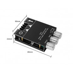 ΣΤΕΡΕΟΦΩΝΙΚΟΣ ΕΝΙΣΧΥΤΗΣ 9-24V DC BLUETOOTH 2X50W