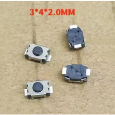ΜΠΟΥΤΟΝ SMD PUSH ON 2PIN  3X4X2