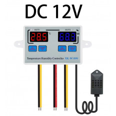 ΨΗΦΙΑΚΟΣ ΘΕΡΜΟΣΤΑΤΗΣ-ΥΓΡΟΣΤΑΤΗΣ CONTROLLER 12V DC