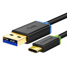 USB 3.0 A - USB TYPE C 3A 5Gbps ΚΑΛΩΔΙΟ 3m ΕΝΙΣΧΥΜΕΝΟ CABLETIME
