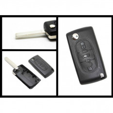 ΚΕΛΥΦΟΣ ΚΛΕΙΔΙΟΥ ΑΥΤΟΚΙΝΗΤΟΥ PEUGEOT 207 307 308 607 ΜΕ 3  ΚΟΥΜΠΙΑ ΚΑΙ ΑΝΑΔΙΠΛΟΥΜΕΝΗ ΛΕΠΙΔΑ VA2